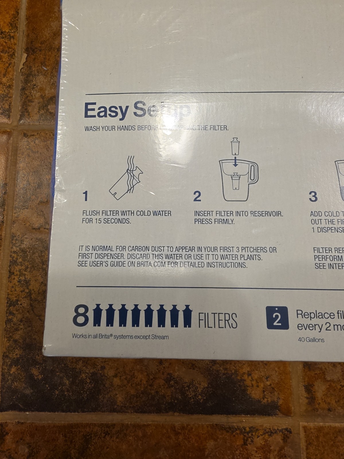 Brita Standard Water Filter For Pitchers And Dispensers, Bpa-free, Reduces