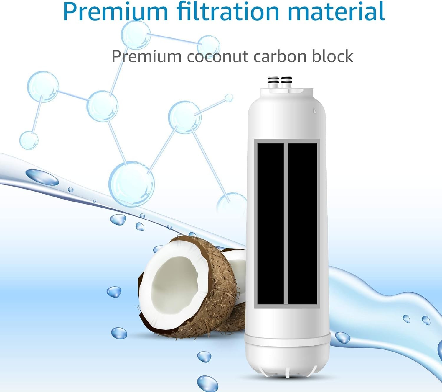 AQUA CREST Water Filter Replacement for Culligan® RC-EZ-4, DuPont® WFQTC30001(2)