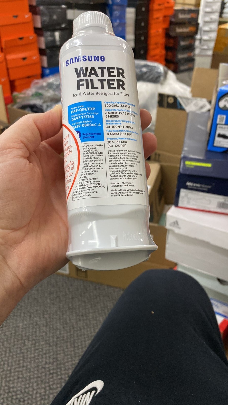 AUTHENTIC 4 PACKS of Samsung DA97-17376B Genuine Water Filter (OEM)