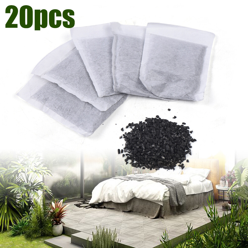 20 Pack Home Activated Charcoal Carbon Filter Bags For Water Distiller Purifier