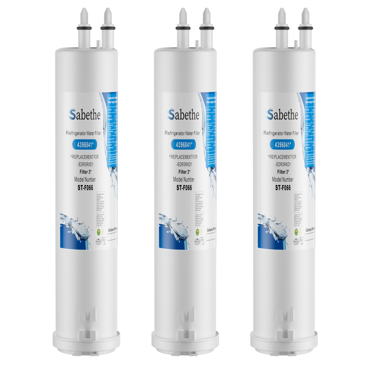 Refrigerator water filter Replacement for KAD3RXD1,WHR3RXD1,46-9083,46-9030