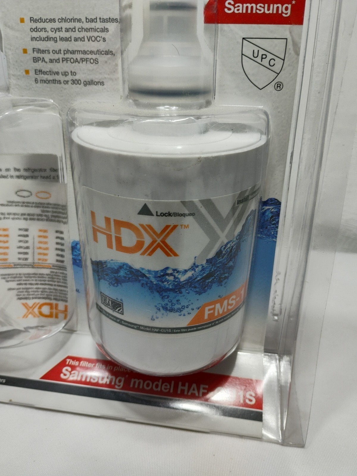 (1) x HDX (FMS-1 ) Refrigerator Replacement Filter , For Samsung HAF-CU1S