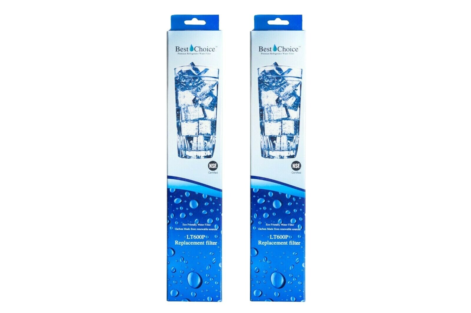 2 Pack Fits LG LT600P 5231JA2006A 5231JA2006B 9990 Refrigerator Water Filter