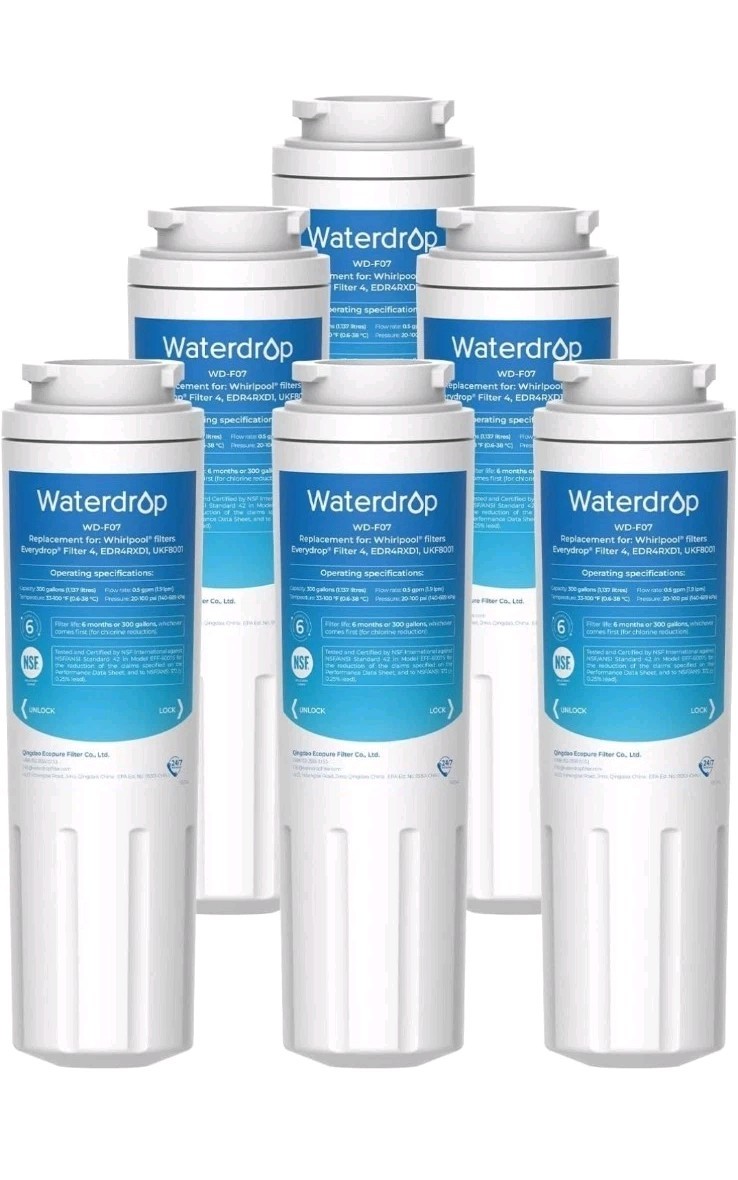 Waterdrop WD-F07 Refrigerator Water Filter Replacement for Maytag® WF-UKF8001