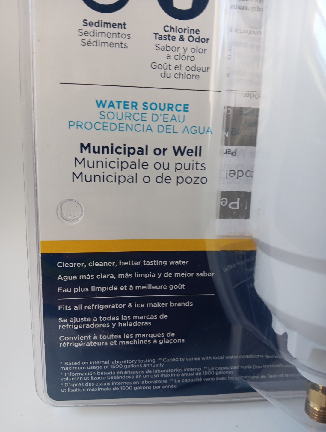 EcoPure EPINL30 5 Year In-Line Refrigerator Water Filter Ice Maker Inline NEW