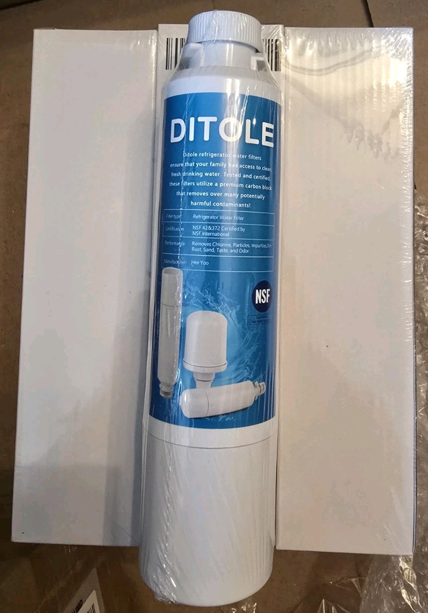 3- Ditole Refrigerator Water Filter NSF42 Certified Compatible with Samsung…
