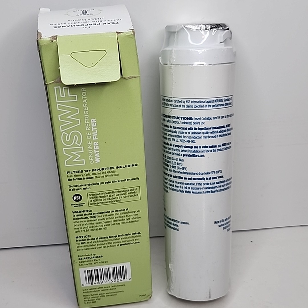 1 PACK GE MSWF SmartWater Refrigerator Replacement Water Filter New, USA