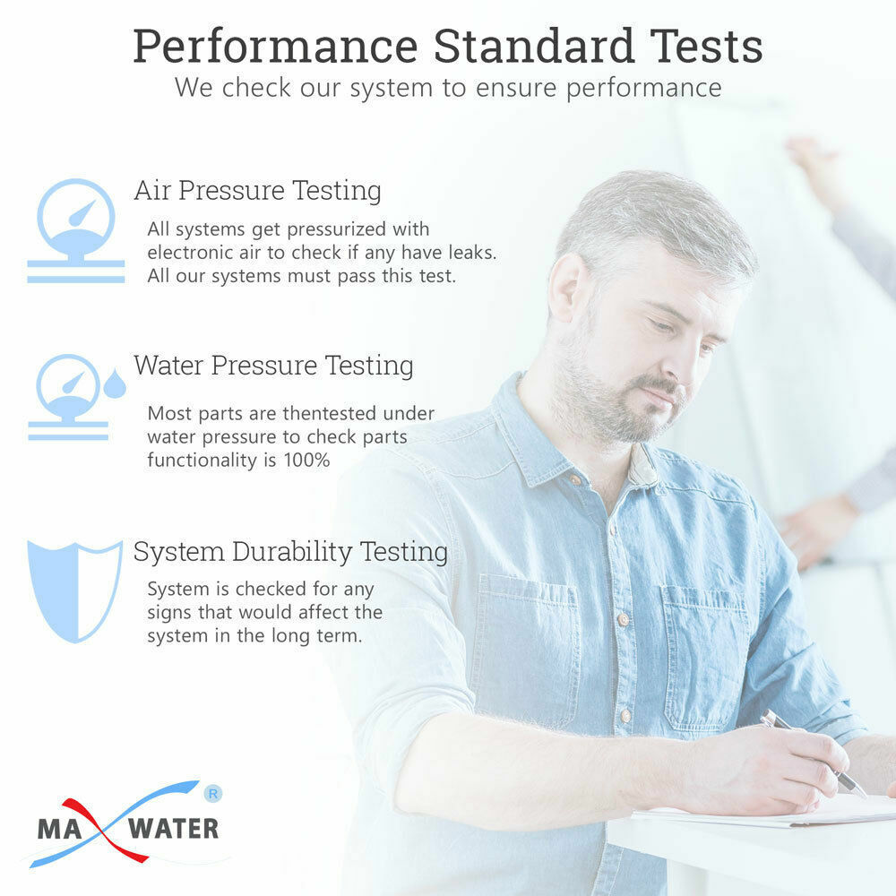 5 Stage Drinking Reverse Osmosis System PLUS Extra 7 Max Water Filters 100 GPD