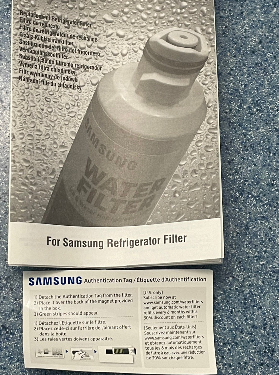 1 PACK Genuine Samsung DA29-00020B HAF-CIN/EXP-REFRIGERATOR Water Filter,USA