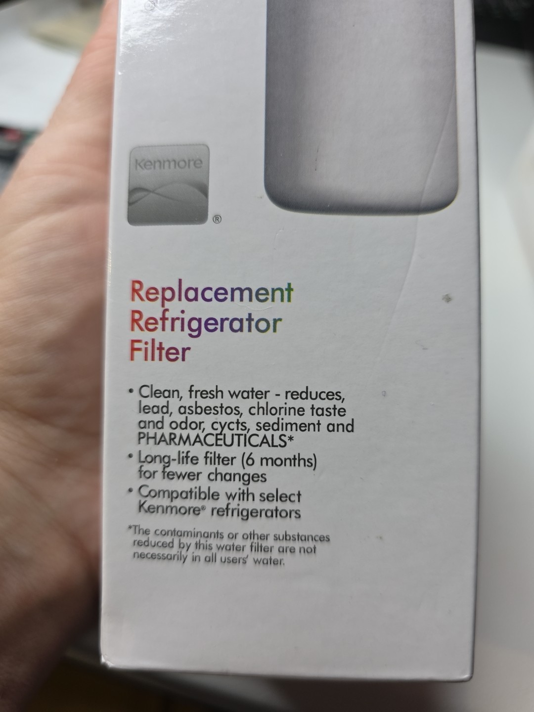 Kenmore 469081 Refrigerator Water Filter – White