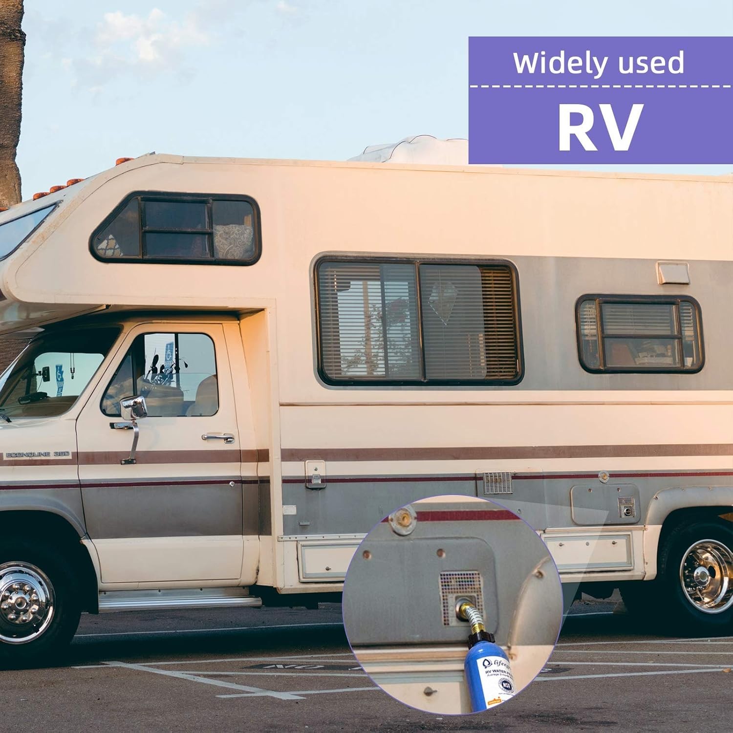 Durable Carbon Fiber RV Water Filter – Quick Install, 2 Pack for Camping and RVs