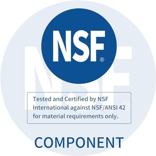 4 Packs of RV Inline/Marine Water Filter With Flexible Hose Protector, NSF 4