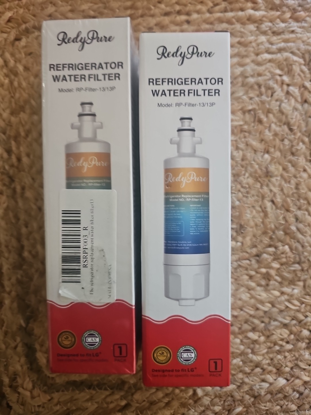2 Redy Pure RP-Filter-13/13P Replacement Water Filter. Designed to fit LG/Ken