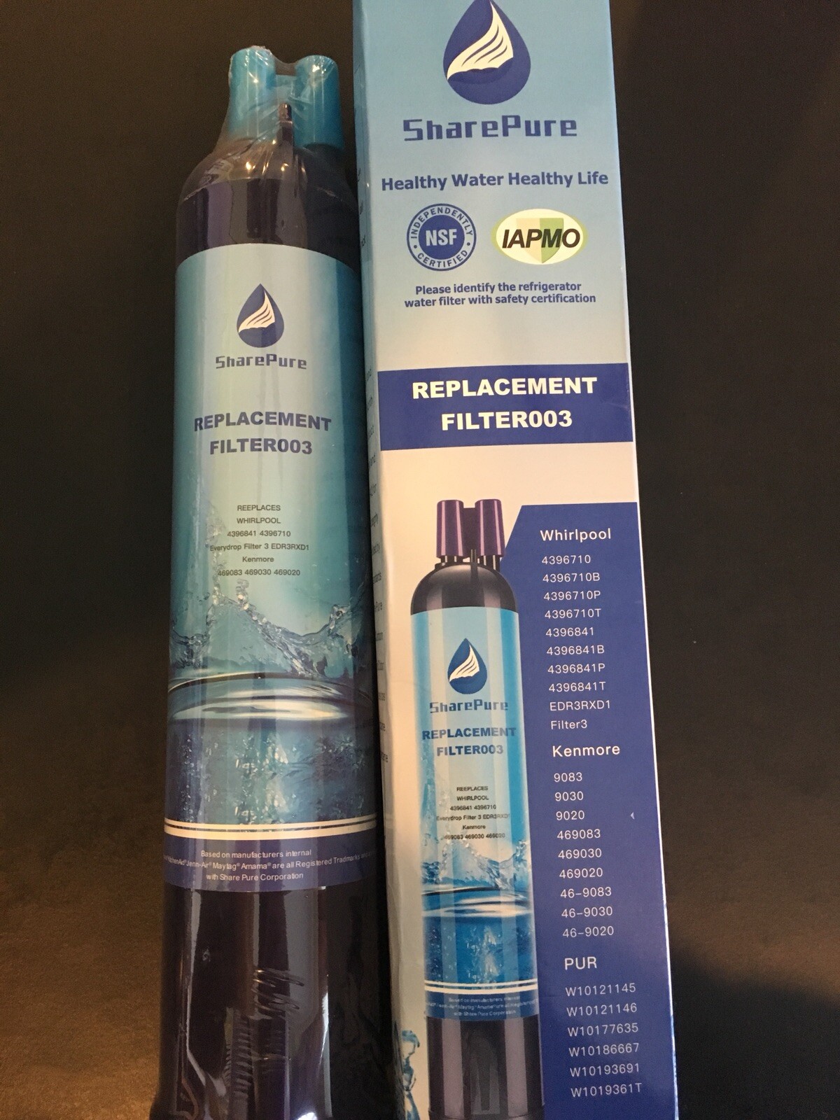 SHARE PURE FILTER (FILTER003) FOR MULTIPLE BRANDS-NIB-Sealed-Ships FREE