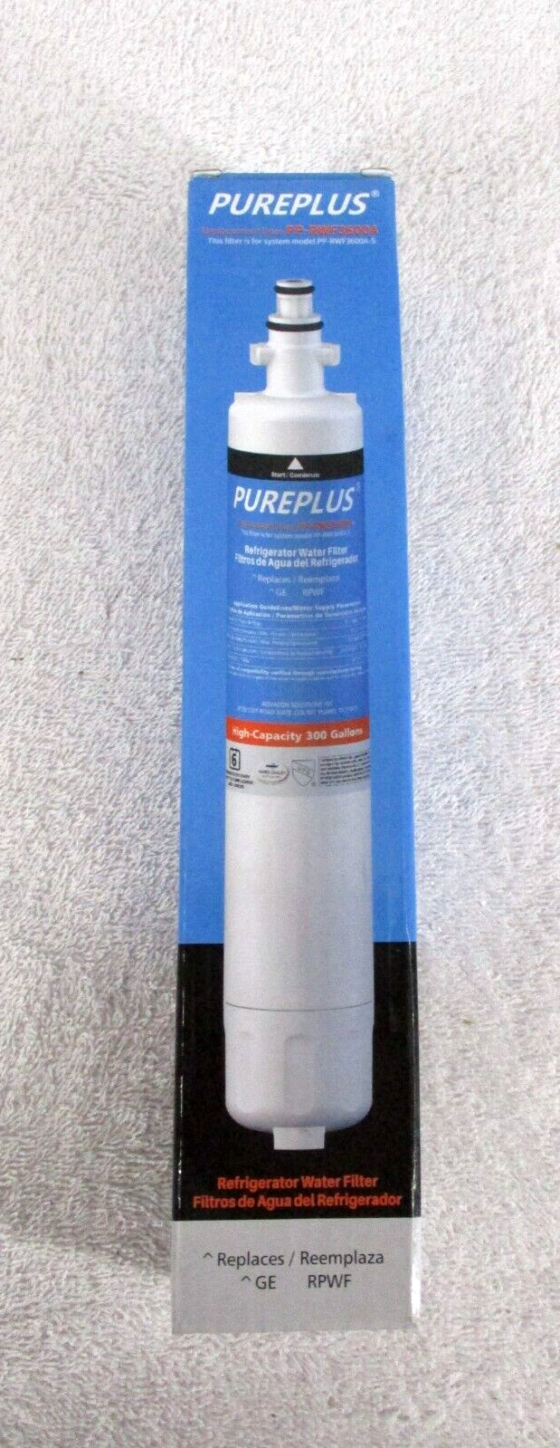 Pureplus Refrigerator Water Filter Replacement High Capacity 300 Gal PP-RWF3600