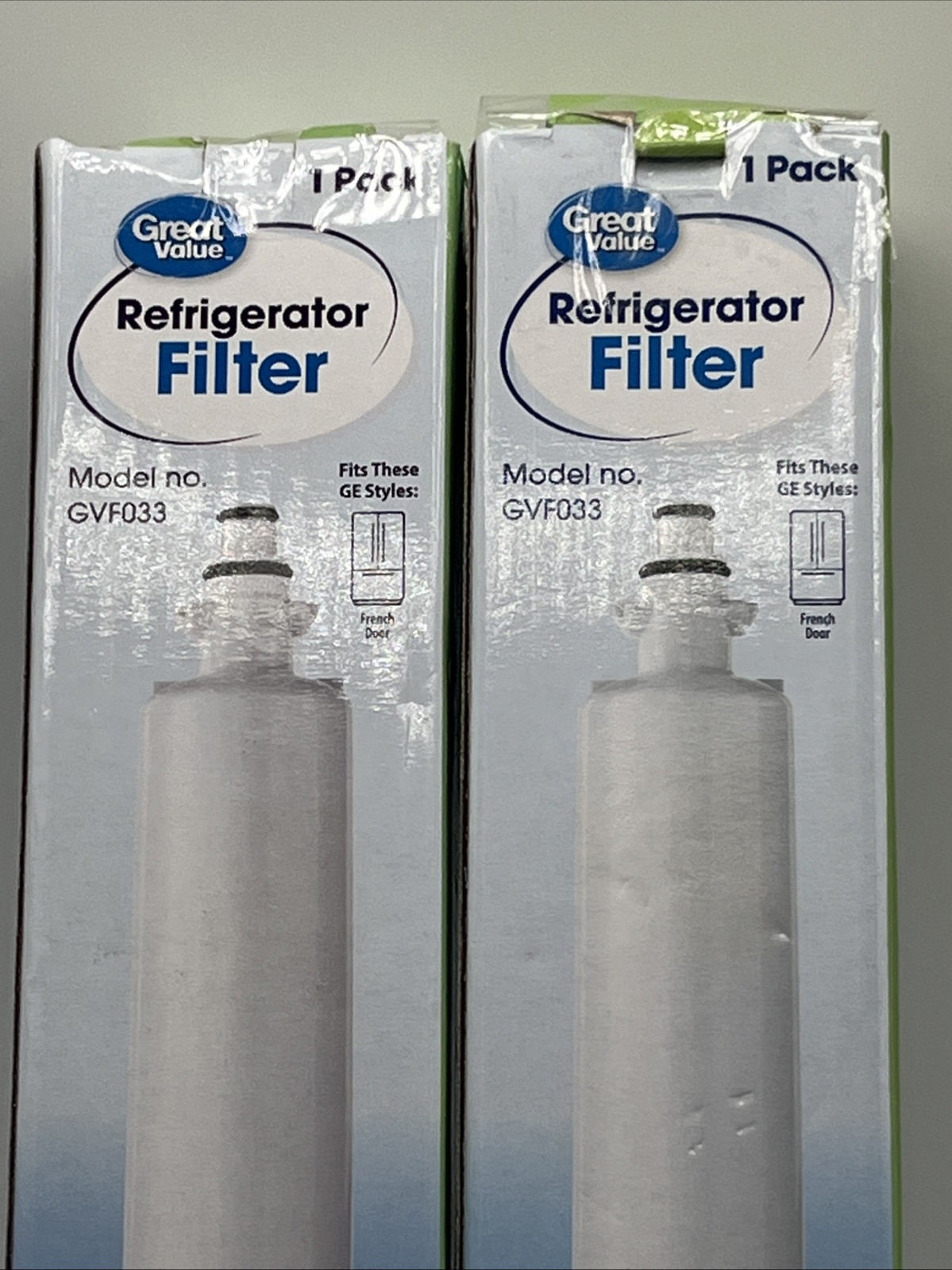 2 X Great Value Refrigerator Water Filter Replaces GE Model RPWF 6months 200 gal