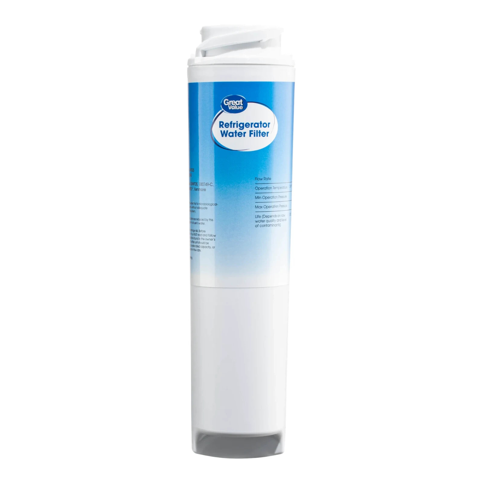 Great Value Refrigerator Replacement Water Filter for GE GSWF & Kenmore 46-9914