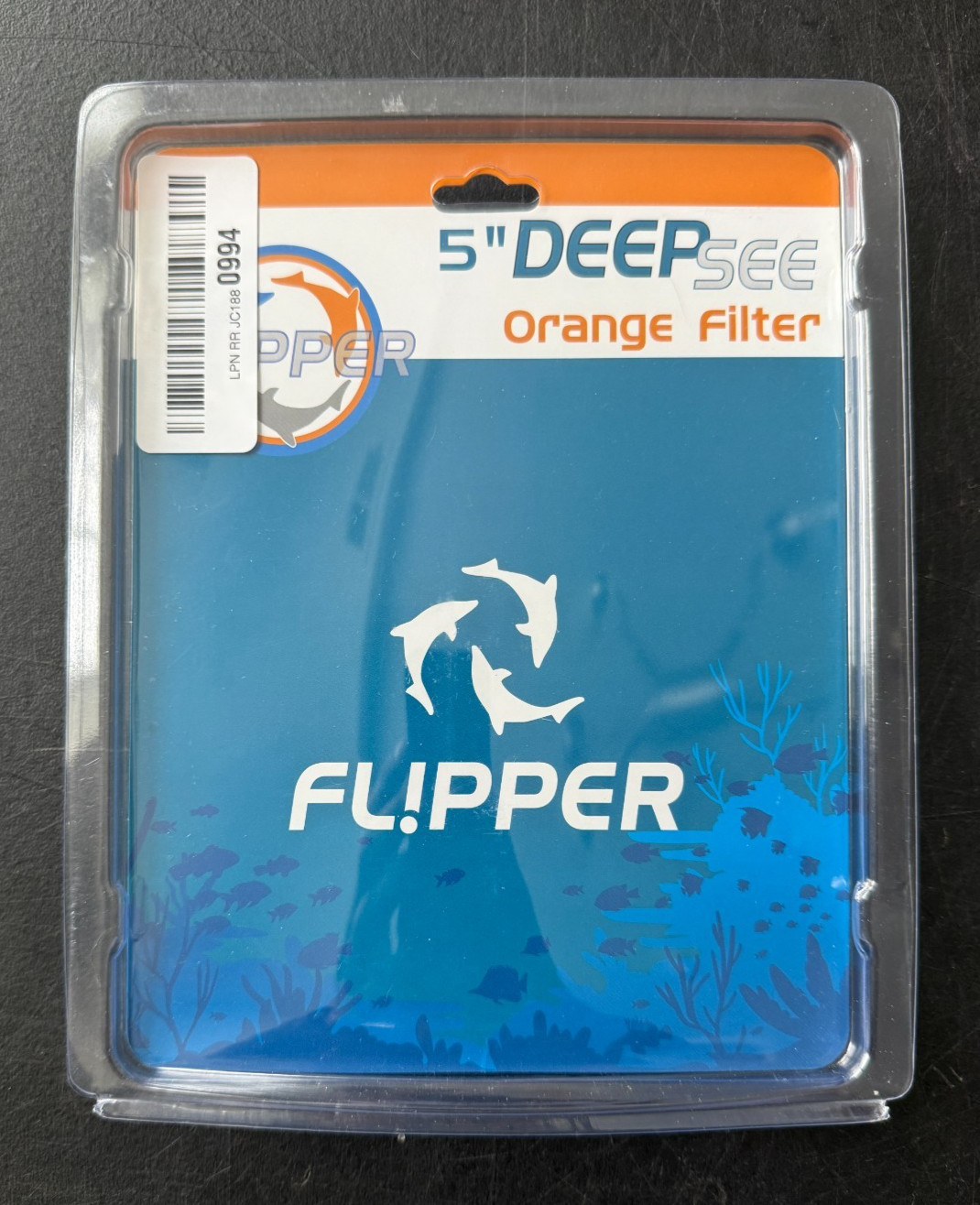 Flipper 5″ DeepSee Orange Filter New In Package Filters Out Blue Light in Photos