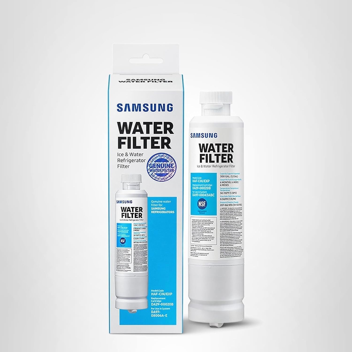 Refrigerator Water Filter Carbon Block Replacement for Samsung HAF-CIN Exp 6