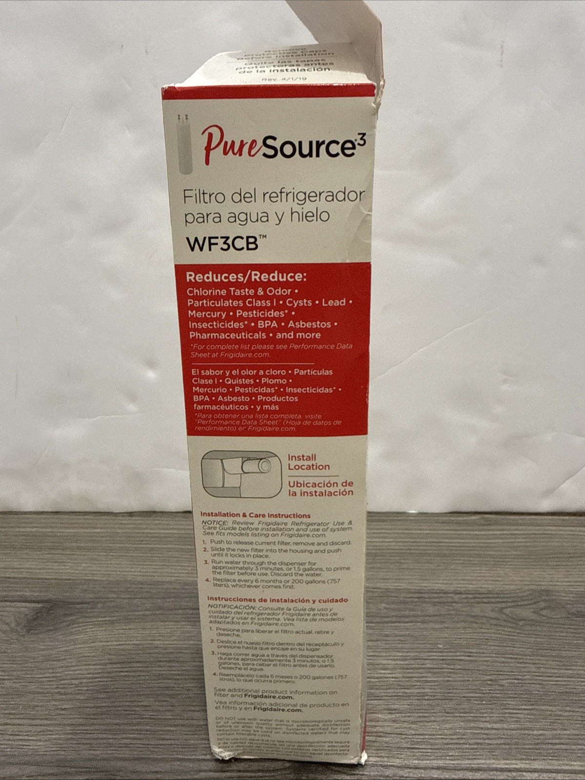 Frigidaire WF3CB Puresource3 Refrigerator Water Filter – White