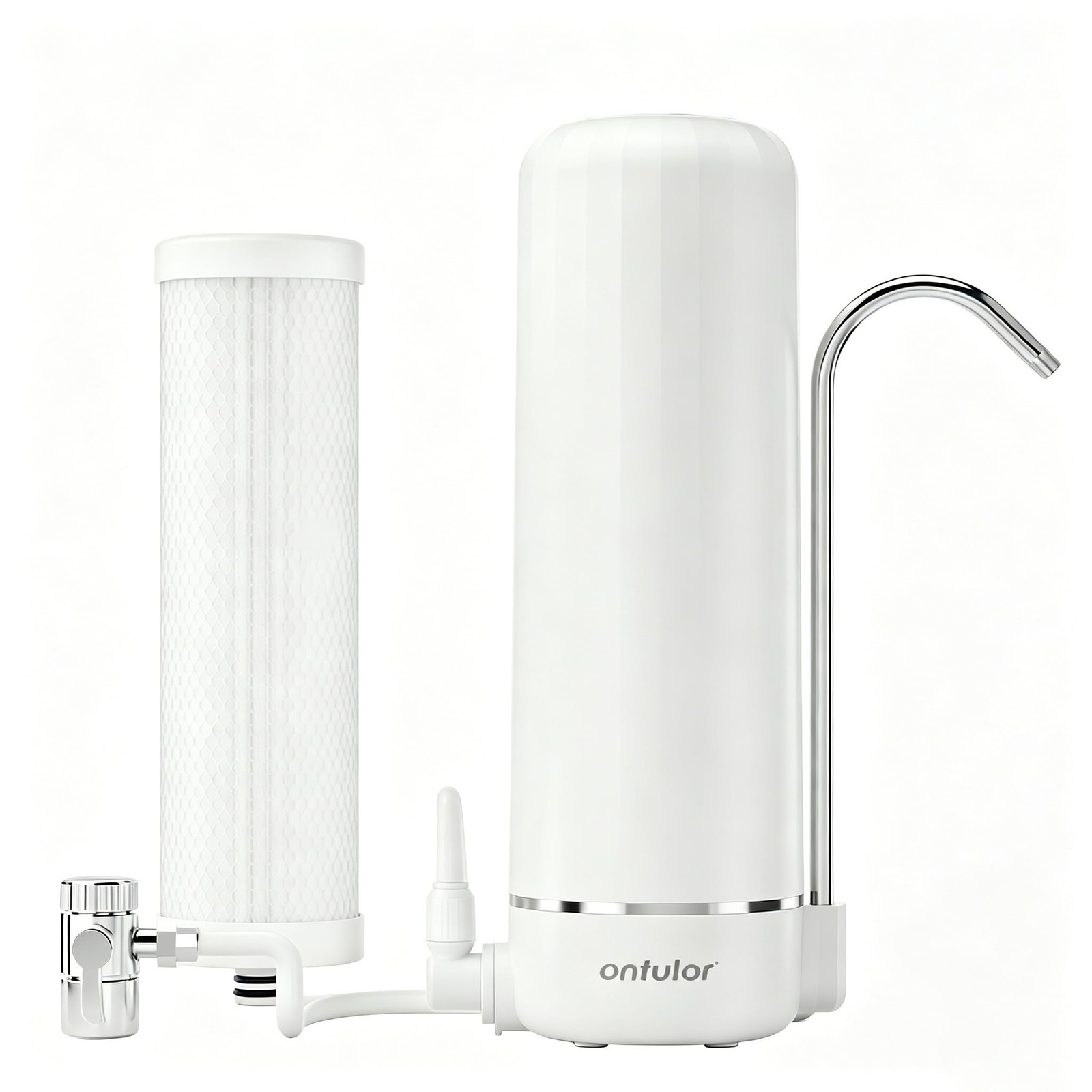 Ontulor Water Filter for Sink Faucet, Countertop Water Filter System with NSF…
