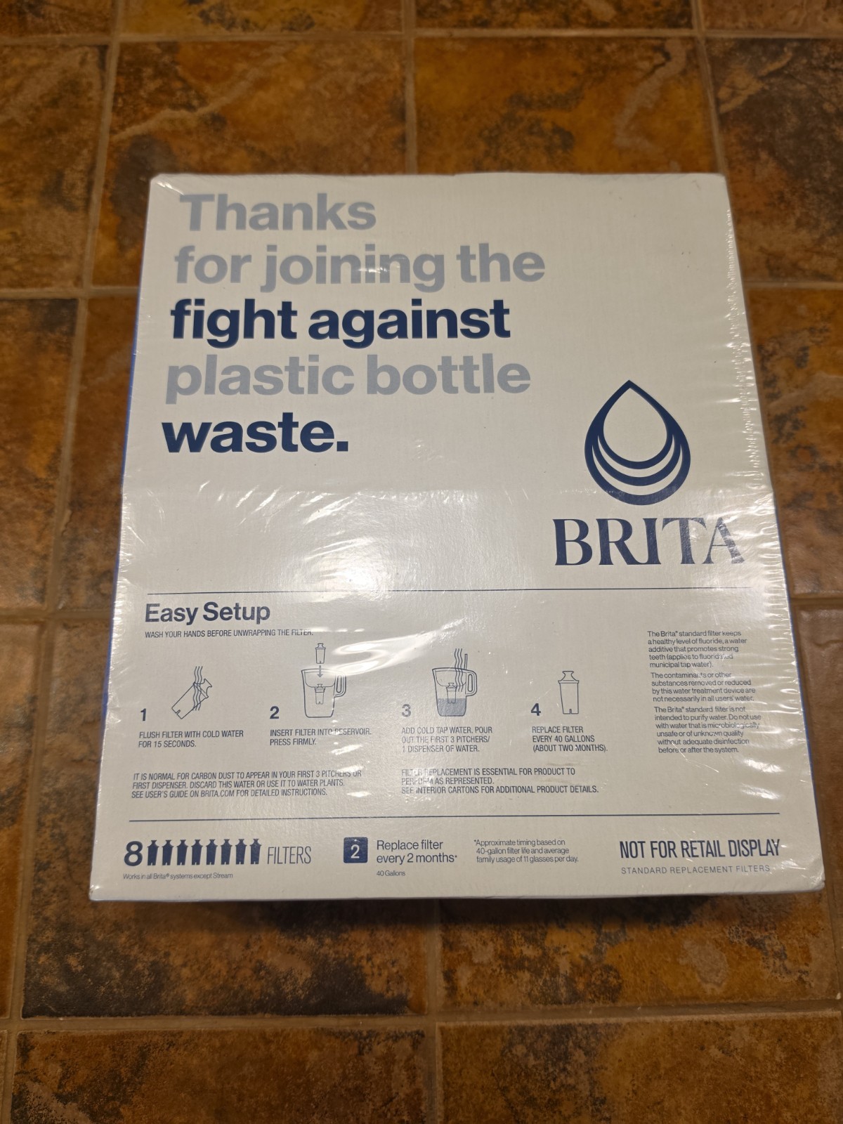 Brita Standard Water Filter For Pitchers And Dispensers, Bpa-free, Reduces
