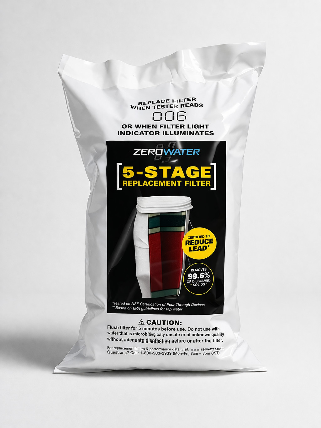 NEW 2 Pack Zero Water 5 Stage Advanced Filtration Replacement Water Filter
