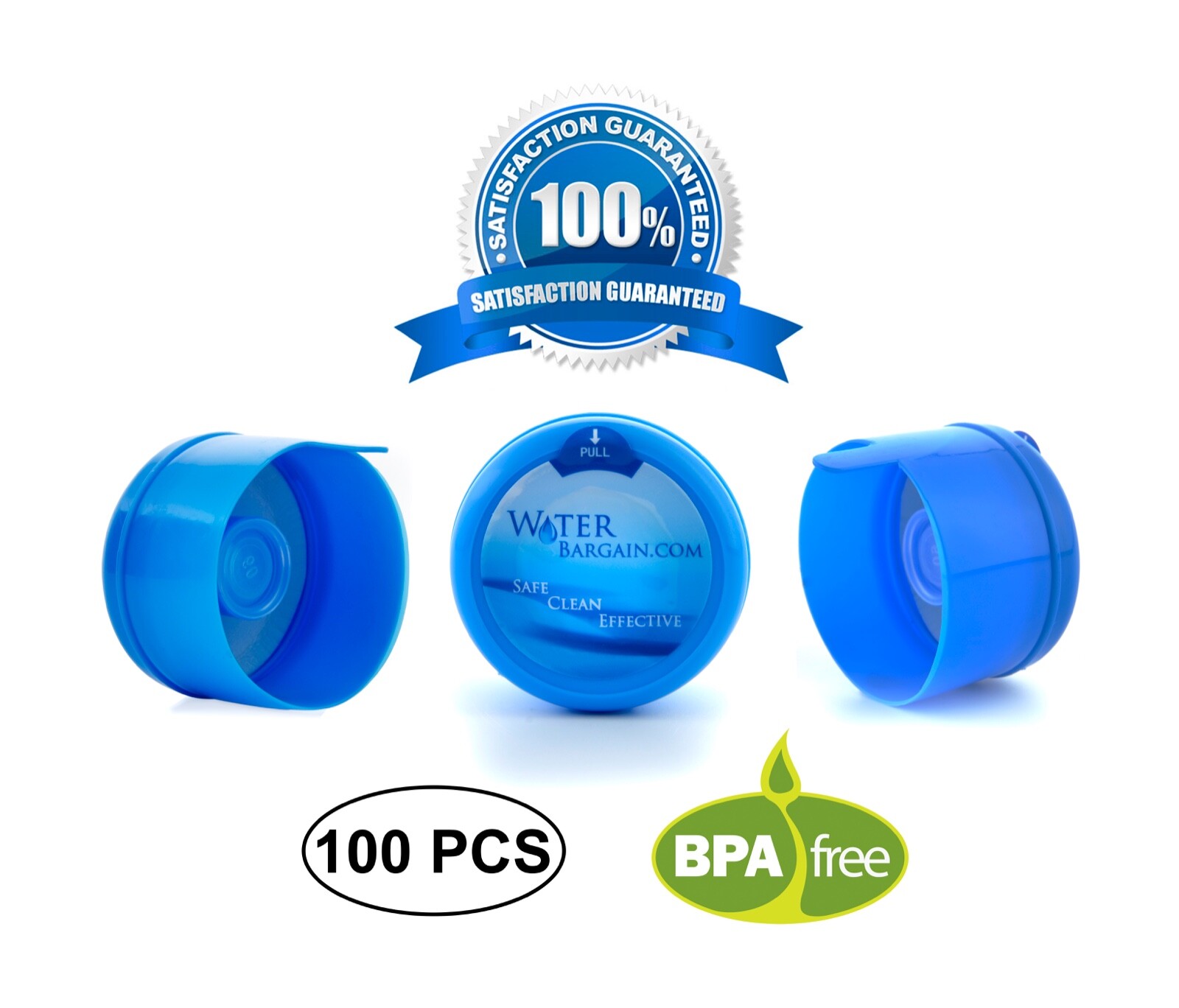 3 & 5 Gallon Water Bargain Premium BPA-FREE Water Cooler Caps