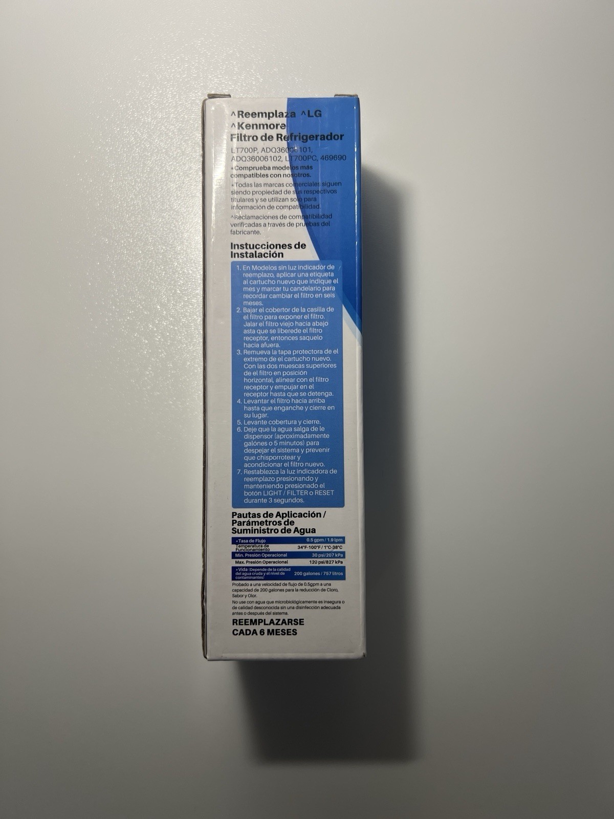 Icepure RWF1200A Refrigerator Water Filters For LG & Kenmore – New OEM