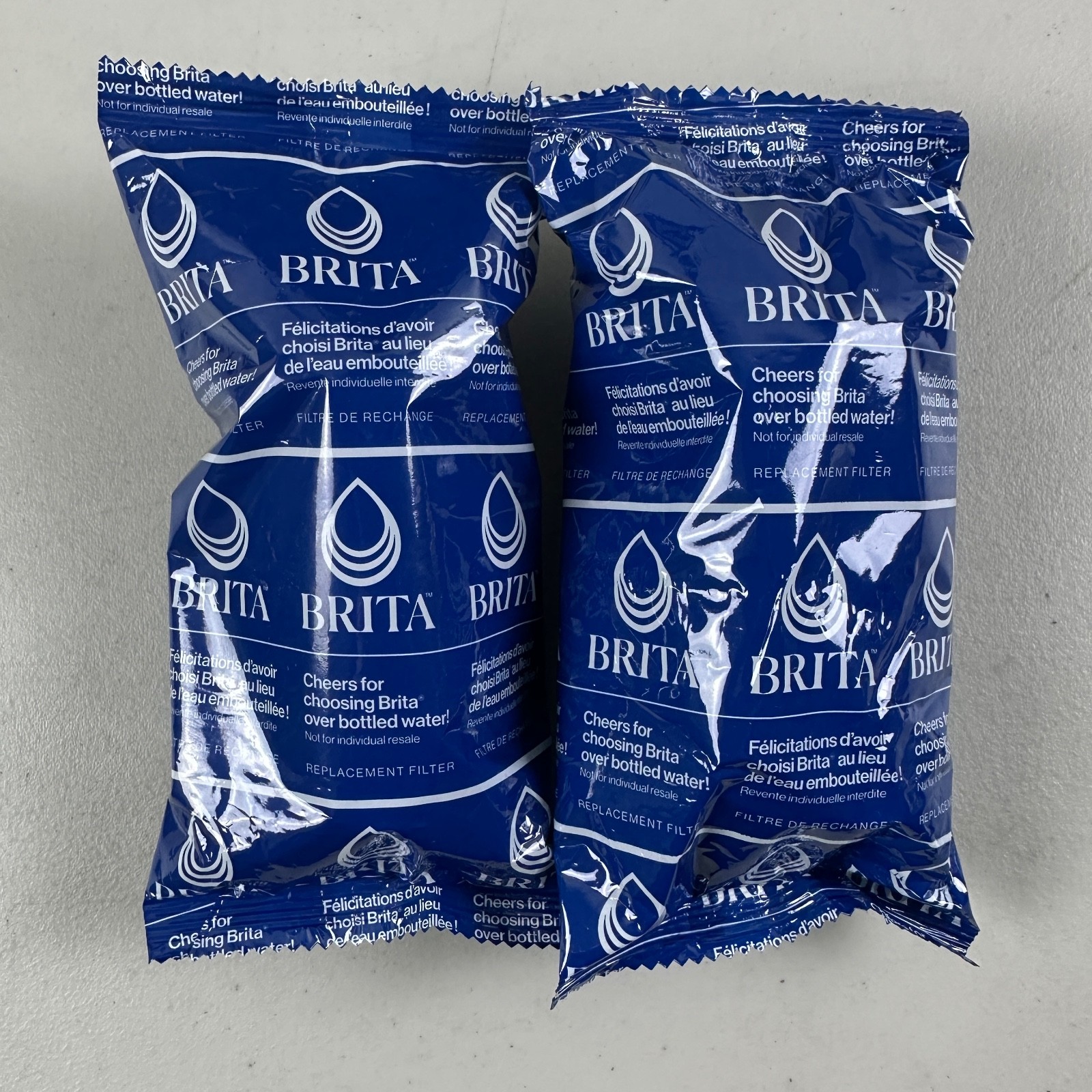 2 PACK Brita Elite Replacement Water Filters Pitcher Dispenser Sealed Blue OB06
