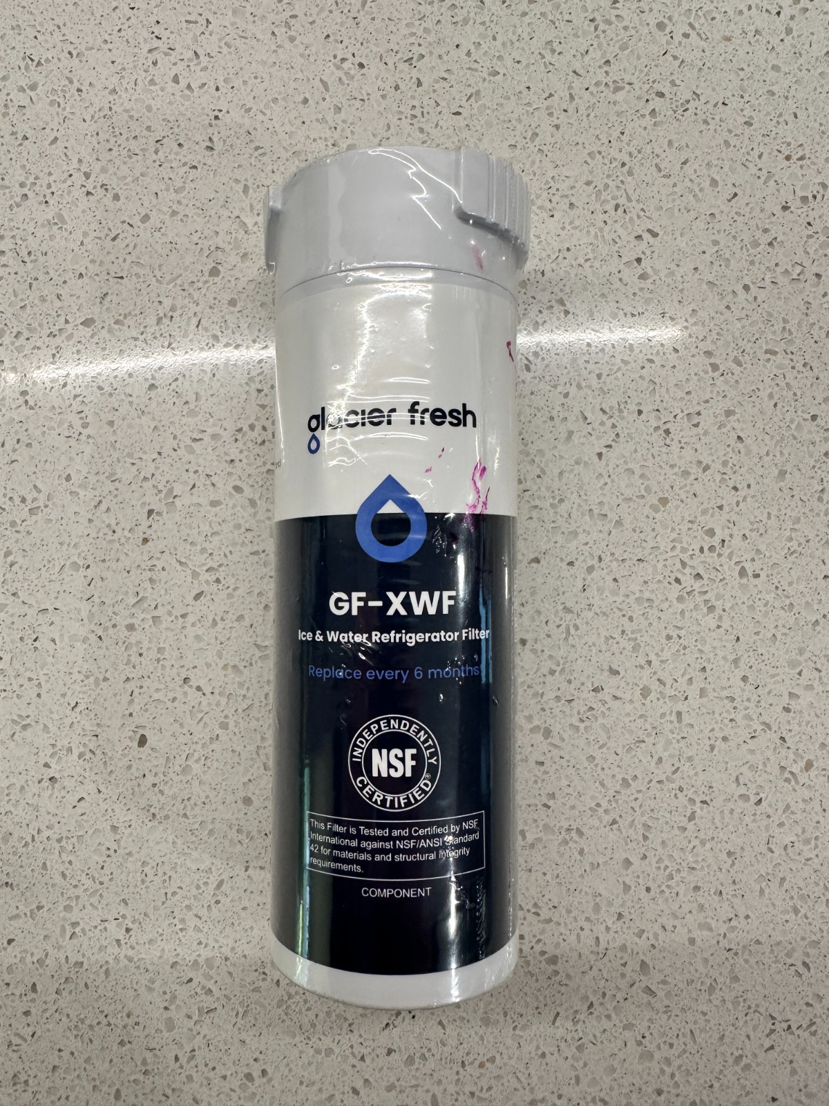 GLACIER FRESH GF-XWF Refrigerator Water Filter Sealed NIP