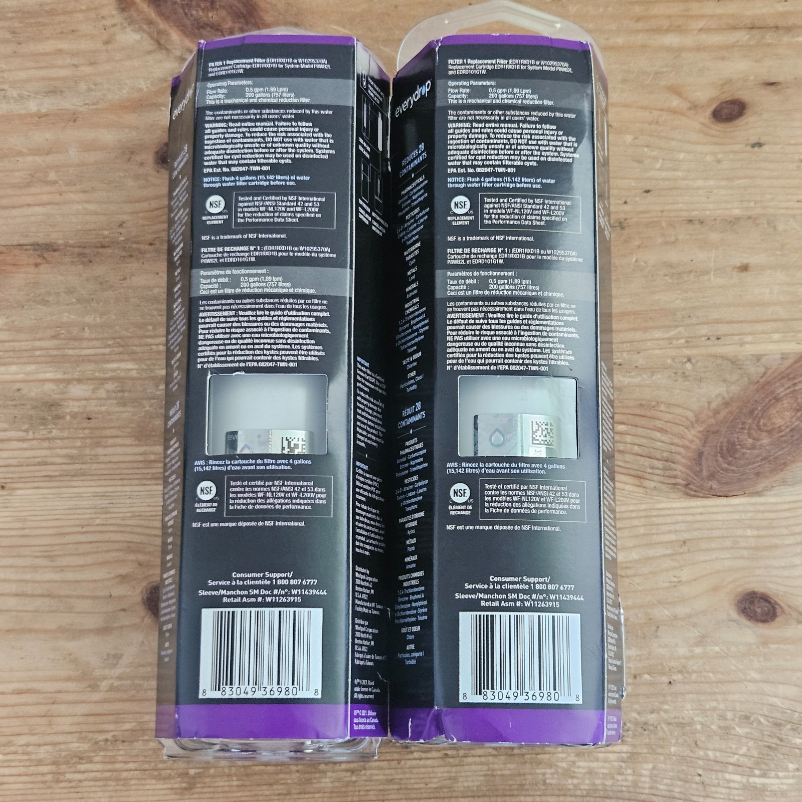 2x everydrop Ice & Water Refrigerator Filter (Lot of 2) New/Sealed