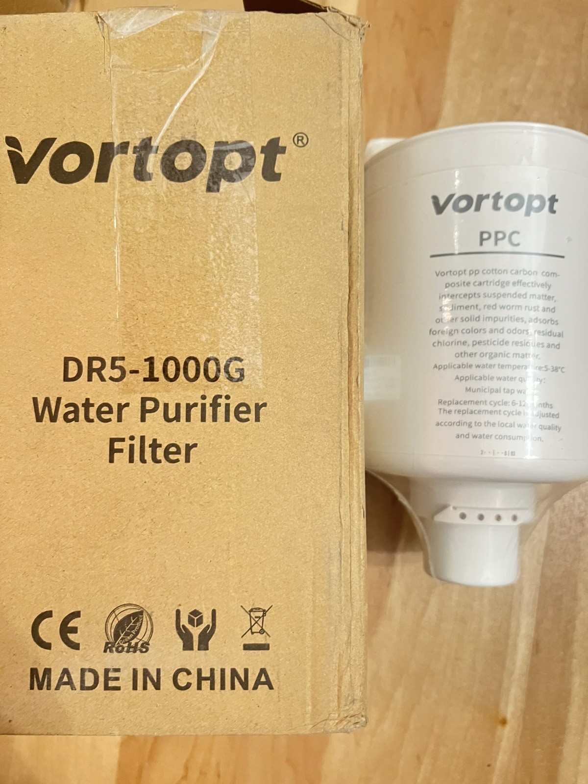 New Vortopt PPC Replacement Wter Filter Compatible DR5-1000G Reverse Osmosis