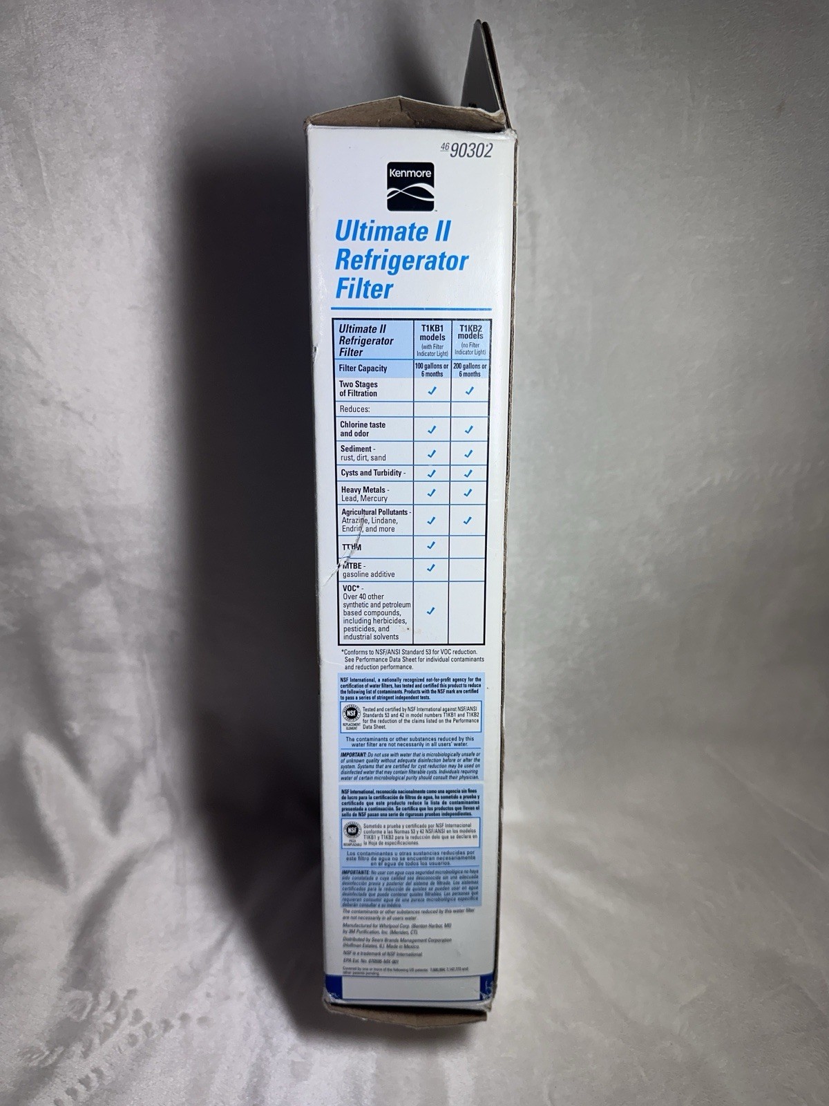 2 Kenmore Ultimate II Refrigerator Filters 4690302 – 2 Stage Filtration Open Box