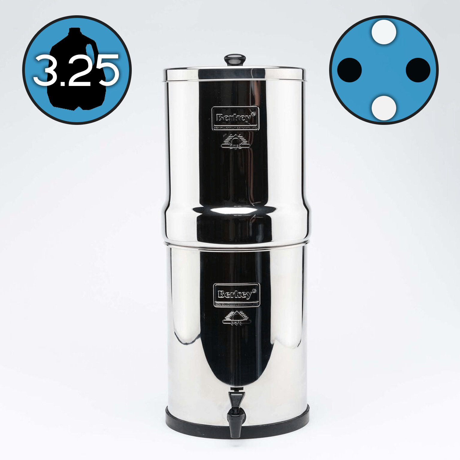 Royal Berkey Water Filter 3.25 Gal.