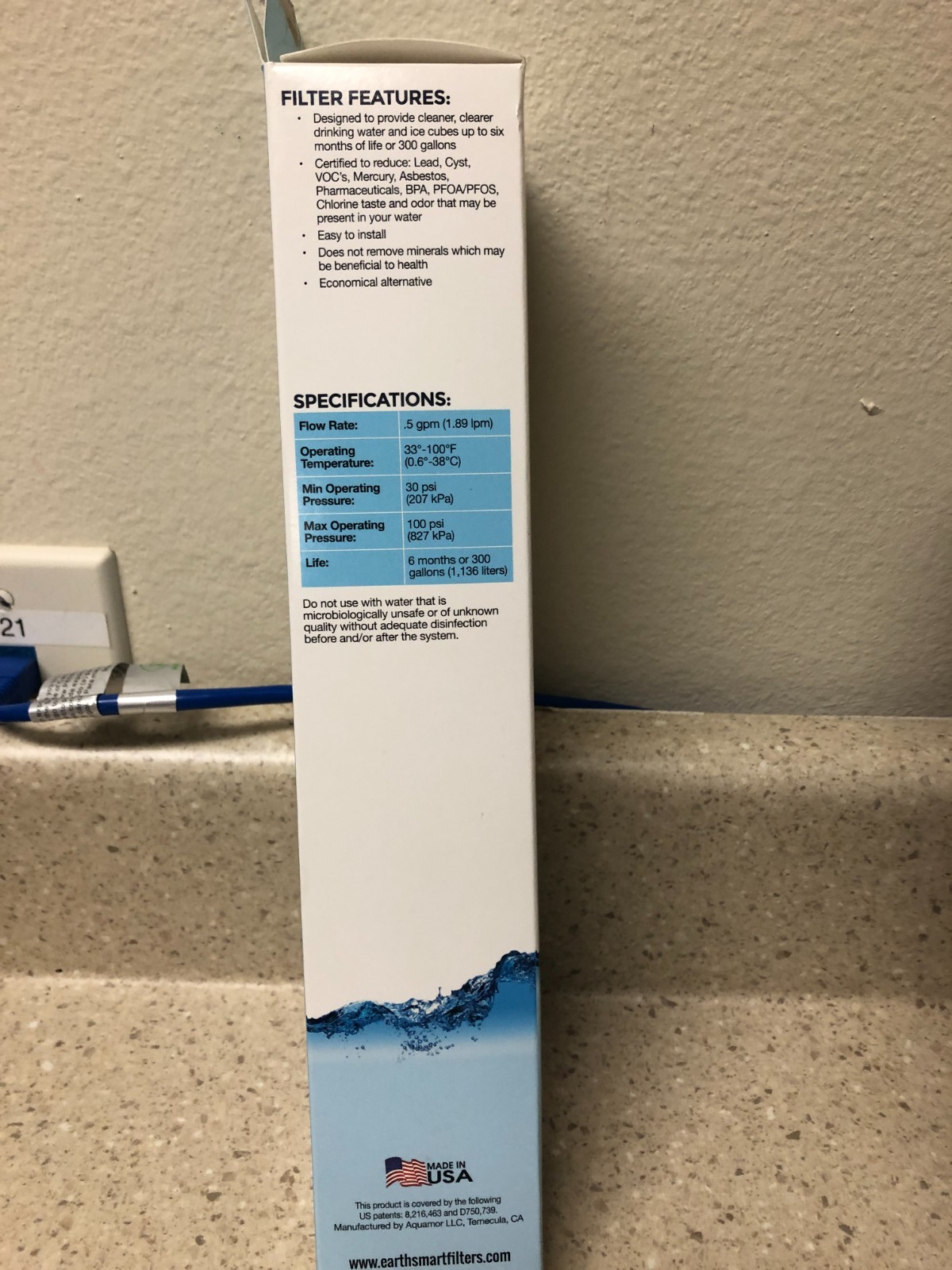 EarthSmart G-3 Refrigerator Replacement Filter For GE MSWF