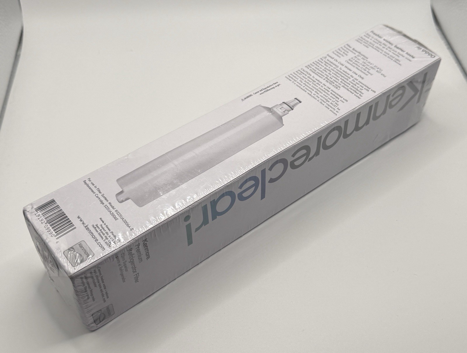 NEW Sealed Kenmore Clear Premium Refrigerator Filter Replacement 46-9990 469990