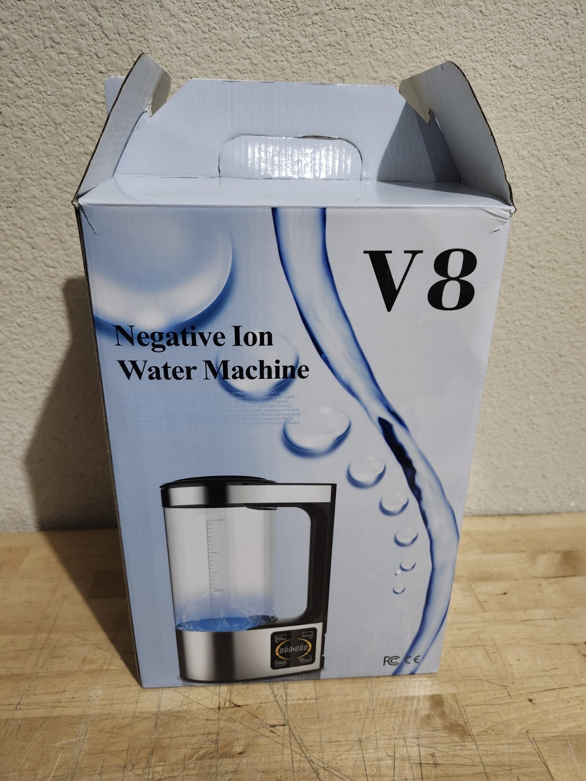 NEW METICULOSO V8-A 1.8 LITER ELECTRIC NEGATIVE ION WATER MACHINE