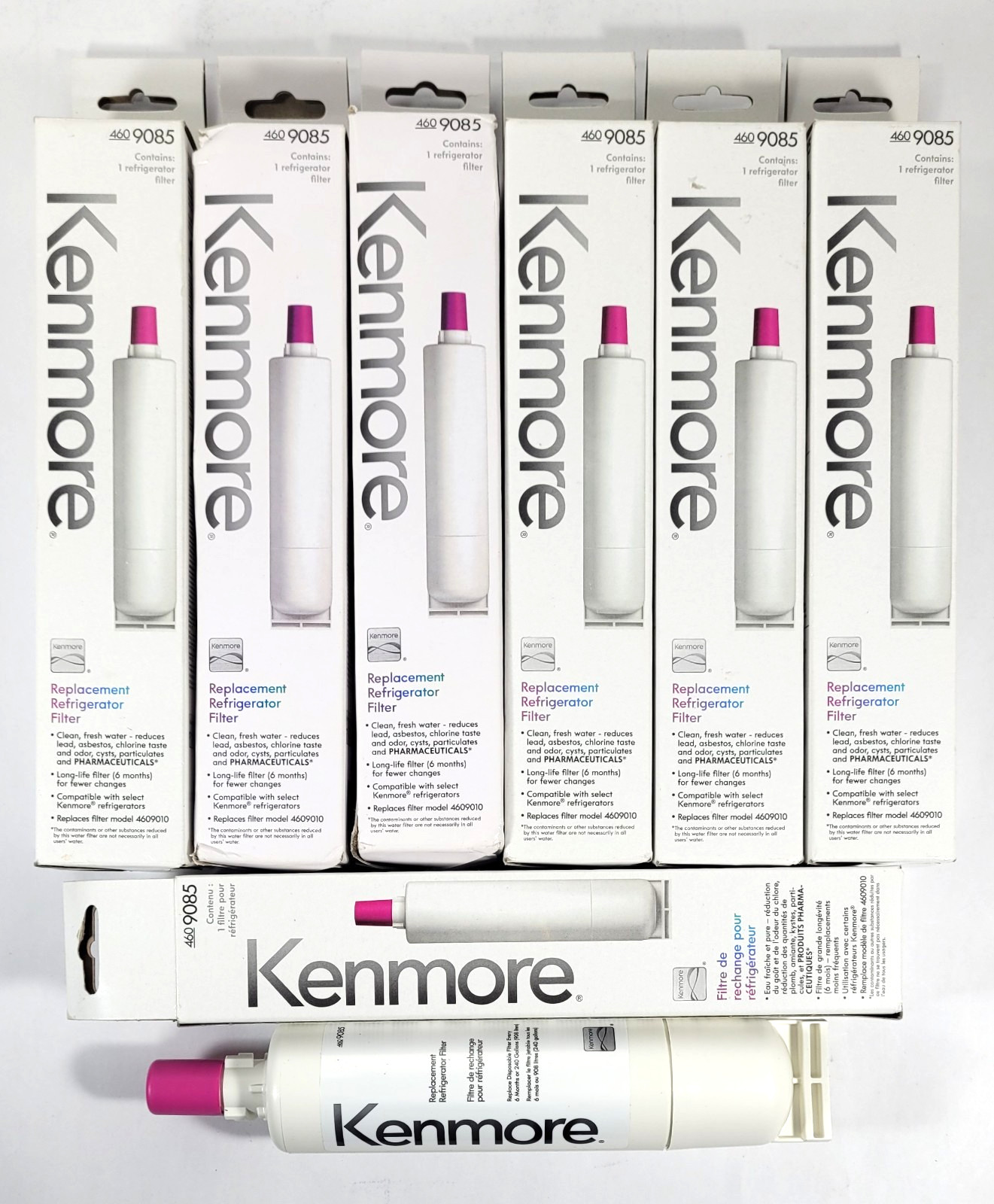 Kenmore 9085 Refrigerator Water Filter Lot of 7 New Genuine 469085