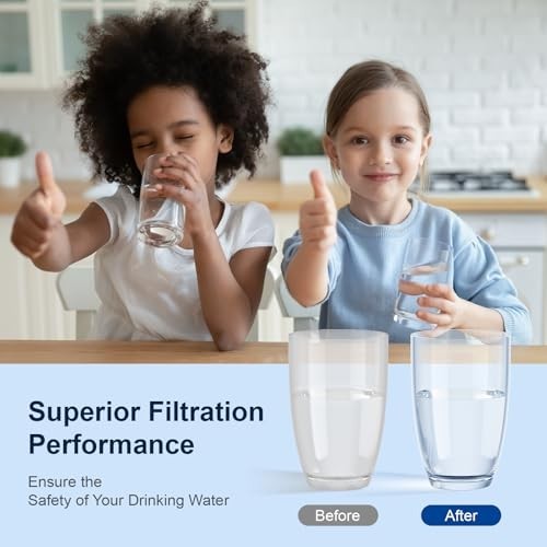 Purewell 8-Stage Alkaline Pitcher Filter Cartridges 4-Pack