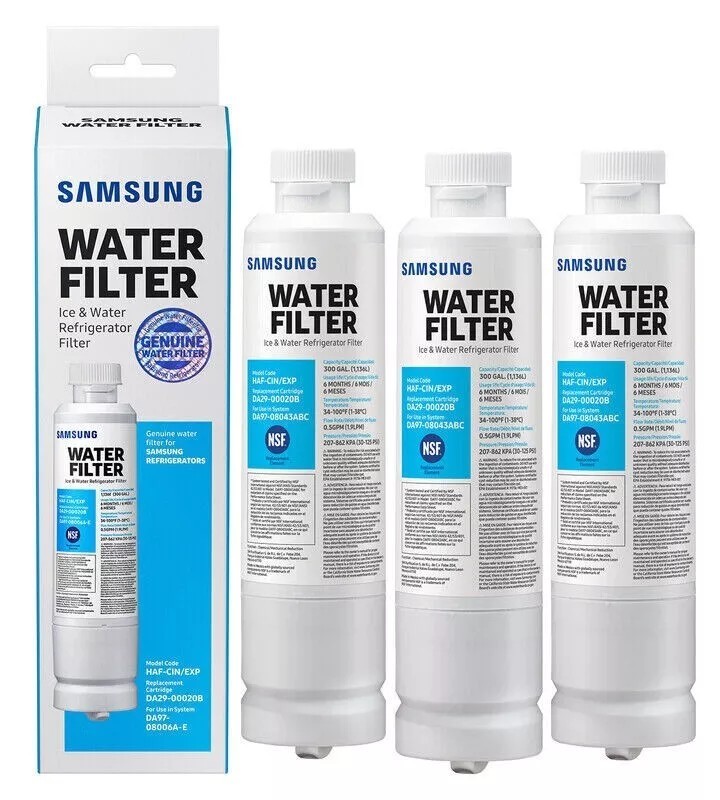 3 Pack NEW Samsung DA29-00020B HAF-CIN/EXP Replacement Refrigerator Water Filter