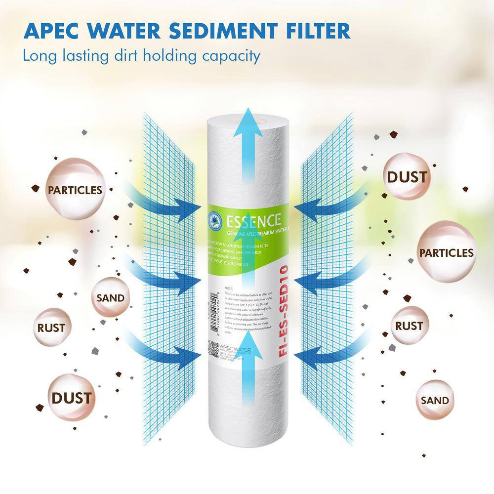 Essence 10 In. Standard Capacity First 3-Stage RO Replacement Filter (Bundle of