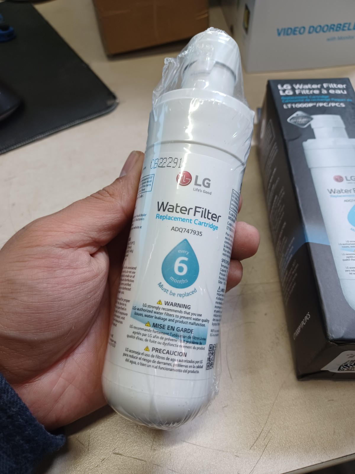 LG Water LT1000P PC/PCS Genuine Filter NSF