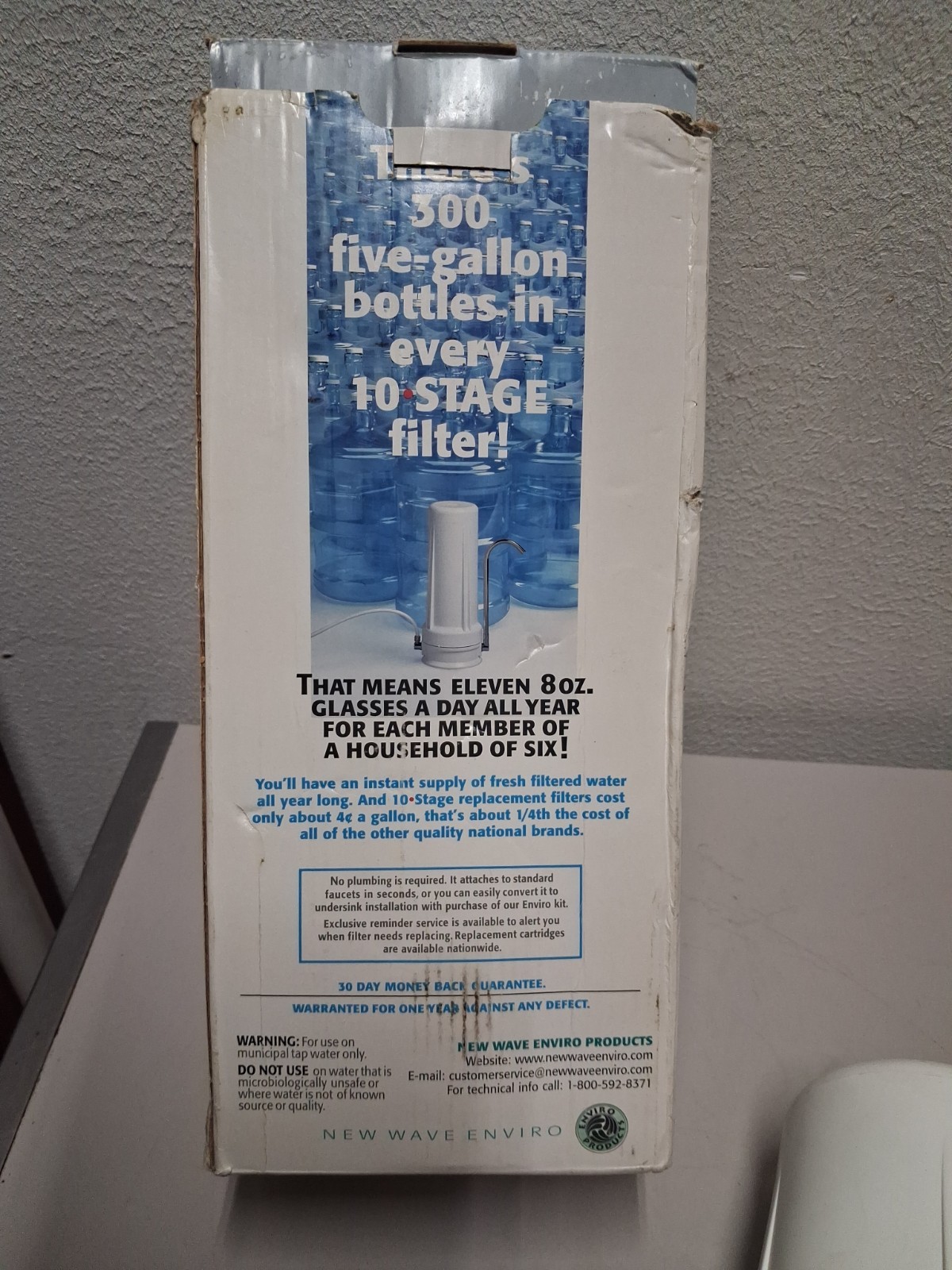New Wave Enviro 10 Stage Plus Water Filter System NEW IN OPEN BOX OLD STOCK