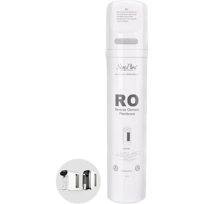 Countertop Water Filter Replacement Carbon Fiber Quick Change Tool-Free System