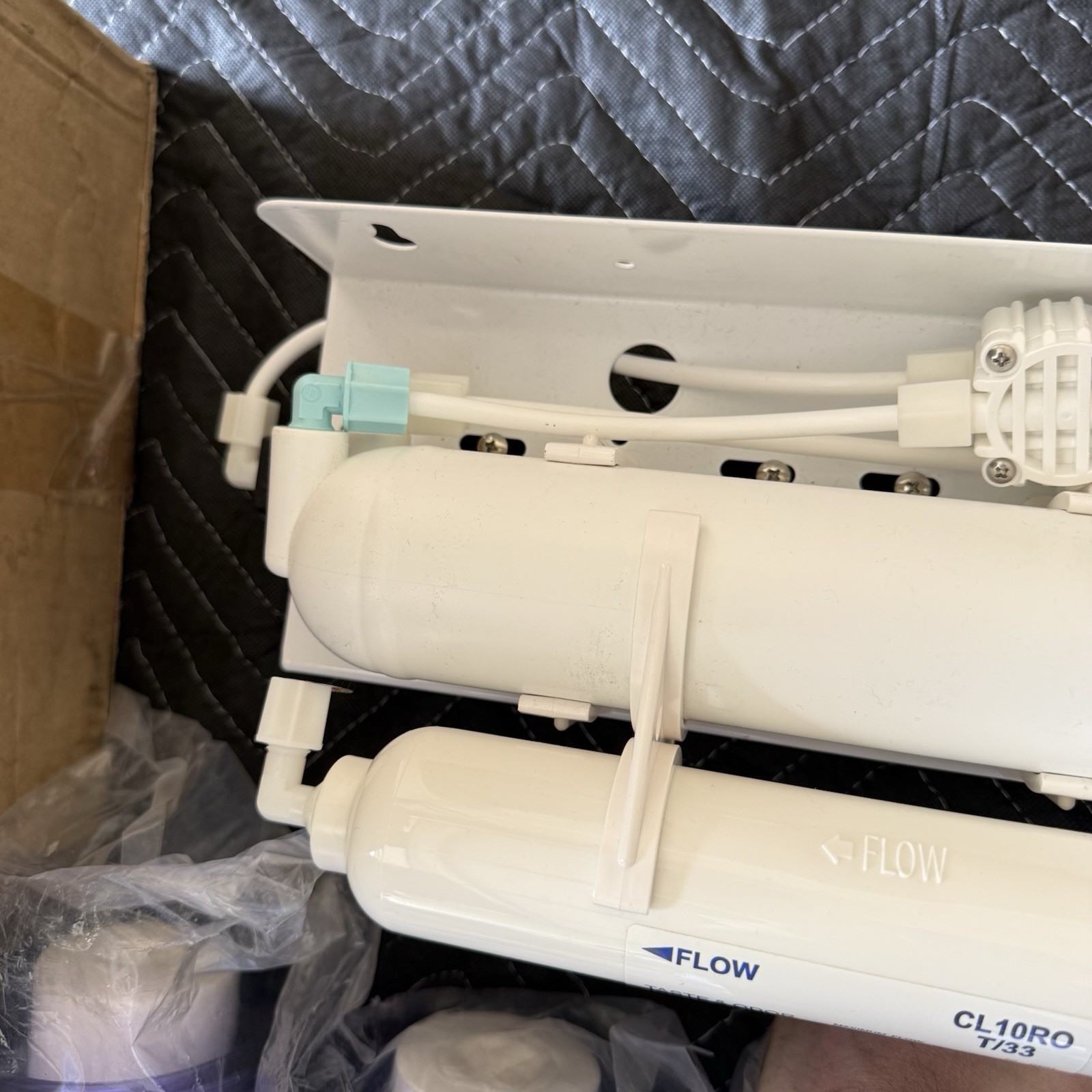5 Stage Kitchen Home Drinking Reverse Osmosis System RO MAX Water Filters 50 GPD