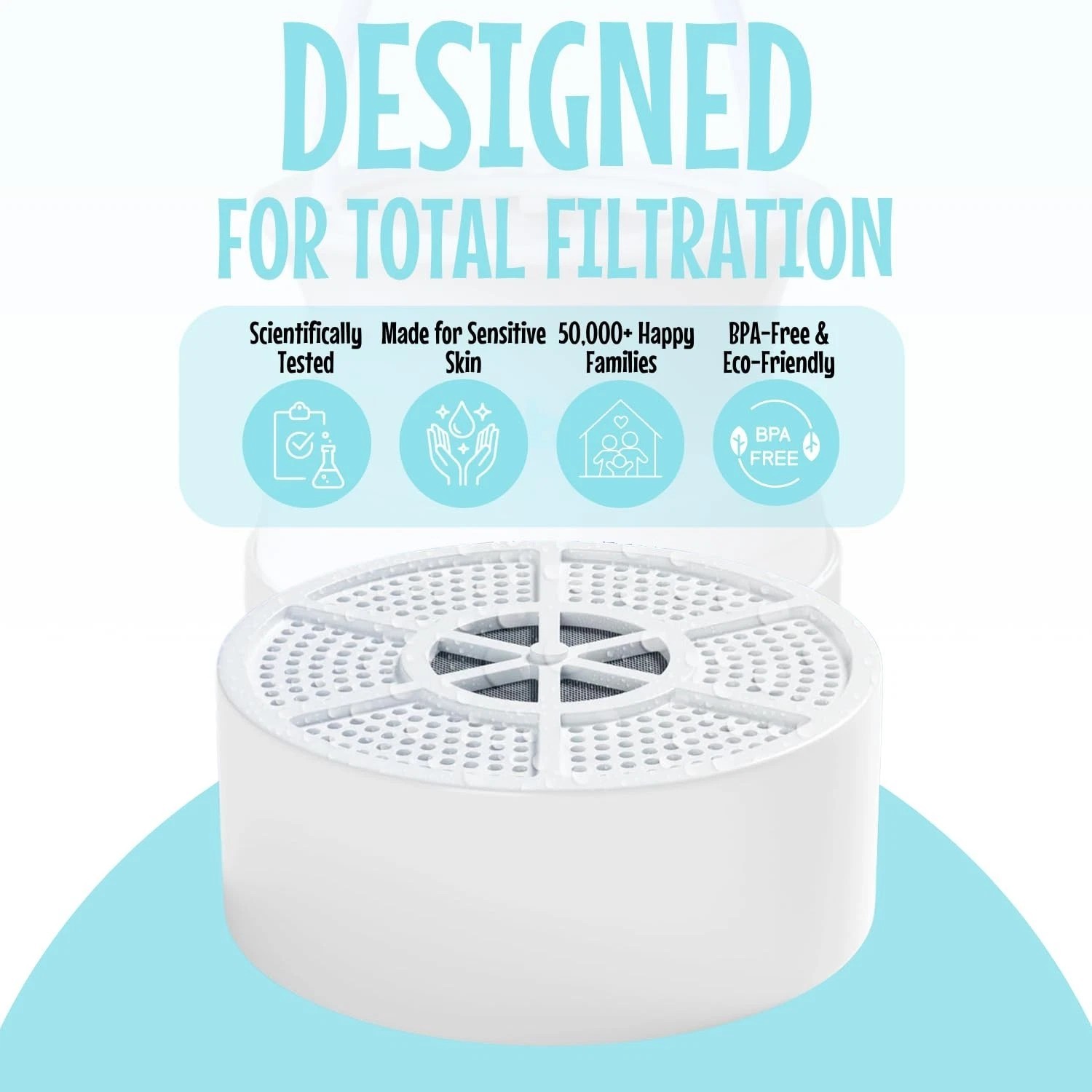 Replacement Tubo Bath Filter 2.0 8 Stage Bath Water Filter for Tub Faucet