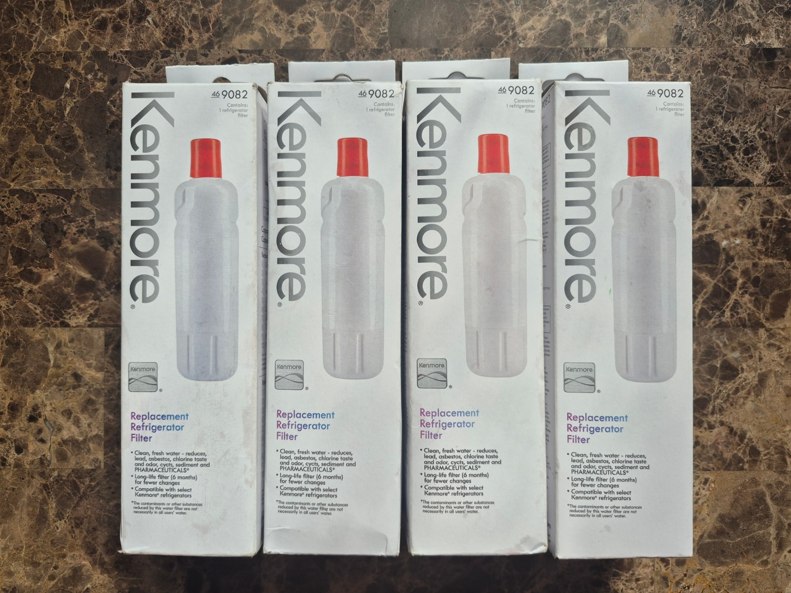 LOT OF 4 Kenmore 9082 Replacement Refrigerator Water Filter for 469082 9903
