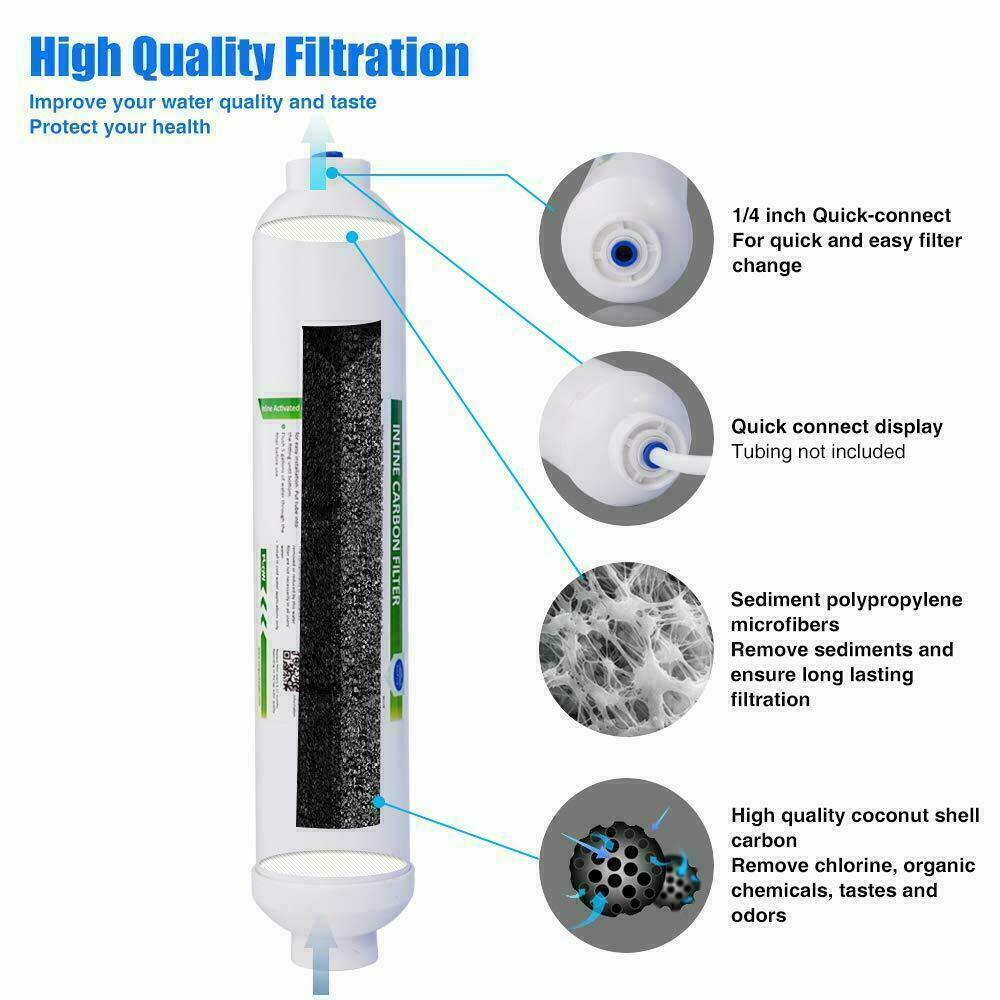 6 Stage 75 GPD Alkaline Reverse Osmosis Under Sink Drinking Water Filter System