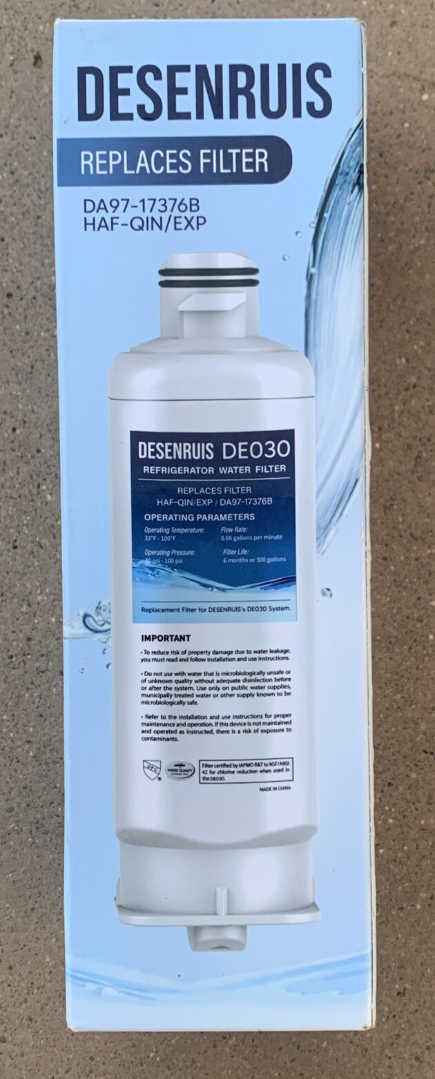 Desenruis Water Filter Compatible With Samsung Side By Side And Bottom Freezer